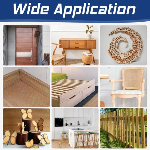 Vista 5 de Pegamento para madera transparente, pegamento de madera de 35 onzas para muebles resistente, pegamento profesional de reparación de muebles