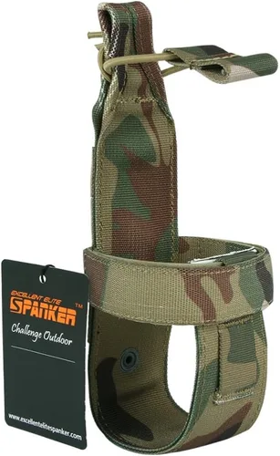 Vista 10 de EXCELLENT ELITE SPANKER - Soporte táctico militar portátil para botellas en el cinturón, con sistema Molle ajustable, soporte para botella de agua