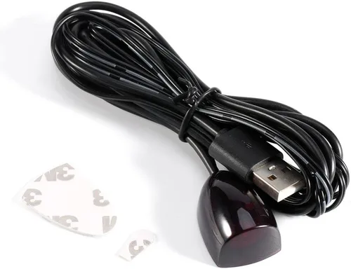 Vista 4 de Extensor de rango de control remoto IR, cable de extensión de control remoto por infrarrojos, interfaz USB (solo función de alimentación) Rango