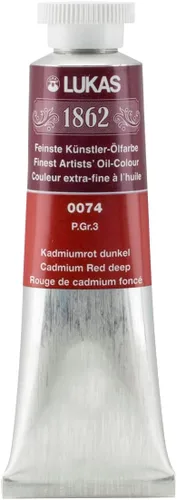 Vista 116 de Lukas 1862 Pintura al Óleo para Artistas Profesionales - Colores Tierra Amarillentos, 37 mL - Juego de 4 - Destacada Resistencia a la Luz, Sin