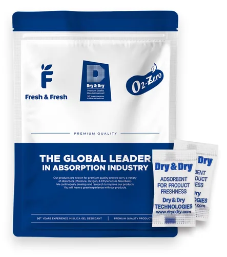 Vista 21 de Dry & Dry 0.02 oz [50 paquetes] Paquetes de gel de sílice seguros para alimentos y farmacéuticos desecantes - Paquetes de gel de sílice Tyvek®