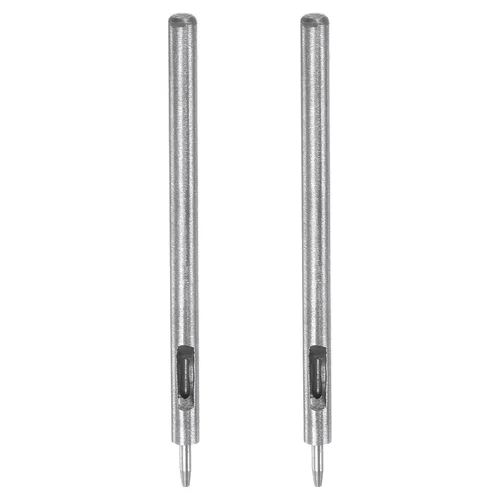 Vista 48 de HARFINGTON Perforadora de cuero de 0.020 in, recta, redonda, con ojales, remache a presión, fijador para cuero, artesanía, ropa, bolso, cortina