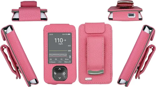 Vista 9 de Funda Premium (con clip para cinturón/cordón) para Dexcom G7 (negro)