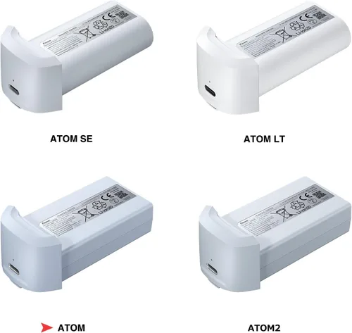 Vista 2 de Potensic Batería inteligente original de 2230 mAh, paquete de 1 para Atom 3 Axis Gimbal Drone, solo para la serie Atom