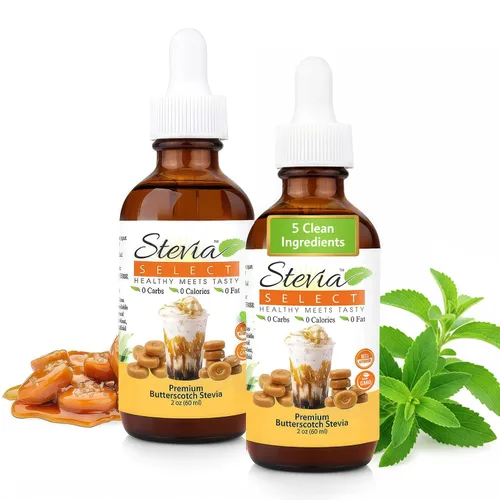 Vista 9 de Stevia Select Sabor a Cereza Negra Líquido de Stevia – Edulcorante Cero Calorías para Café, Té, Bebidas y Horneado, 100% Natural, Sin Eritritol