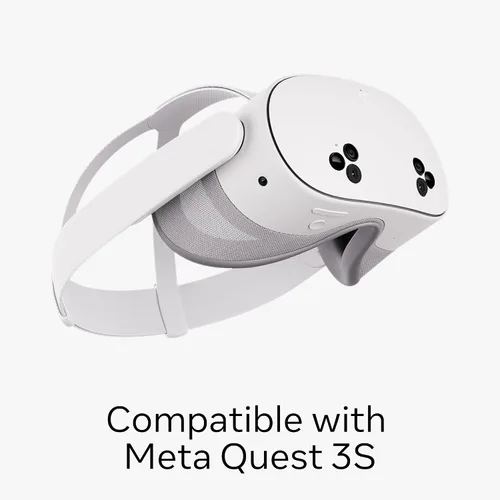 Vista 5 de Meta Quest 3S Breathable Facial Interface — Works with Meta Quest 3S — Increases Comfort — Installs in Seconds