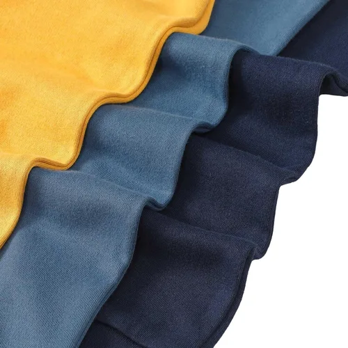 Vista 5 de SOBOWO Paquete de 3 pantalones deportivos para bebé recién nacido, harén de algodón, para niños y niñas, 0-3T entrelazados, 195 GSM