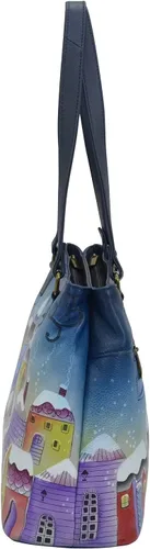 Vista 27 de Anna by Anuschka Bolso de hombro Satchel - Cuero Genuino
