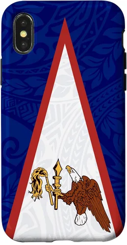 Vista 5 de Flag of American Samoa Phone Case Island Polynesian Samoan Case for iPhone 17