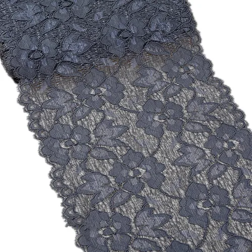 Vista 14 de MSCFTFB Cinta bordada de flores de encaje elástico de 5 yardas de ancho de 6.3 pulgadas de ancho para decoración de ropa, manualidades, boda, baby