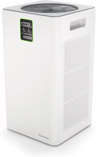 Vista 11 de Kenmore PM1010 Purificadores de aire para dormitorio hasta 348 pies cuadrados con filtro HEPA H13 auténtico, traba para niños, modo de sueño