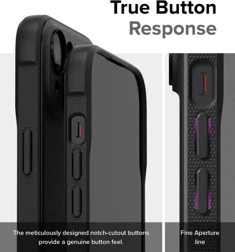 Vista 9 de Ringke Onyx - Funda para iPhone 15 Case, [Se Siente Bien en la Mano] resistente al aceite y a la suciedad, cubiertas individuales para lentes