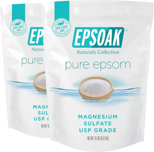 Vista 14 de Sales de Epsom para baño, spa, ducha y pies de Epsoak, Blanco