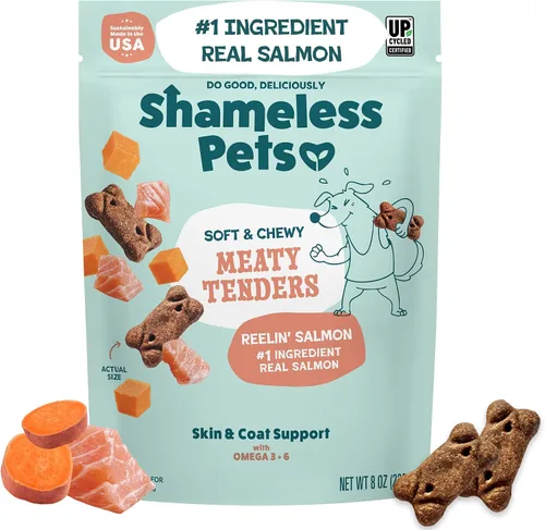 Vista 10 de Shameless Pets Golosinas suaves y masticables para perros, Bacon Me Crazy Meaty Tenders, 8 onzas, el tocino real es el primer ingrediente, sin