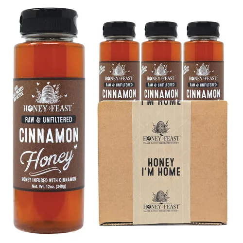 Vista 30 de Honey Feast Flower Powered Allergy Blend 10 veces miel, 12 onzas