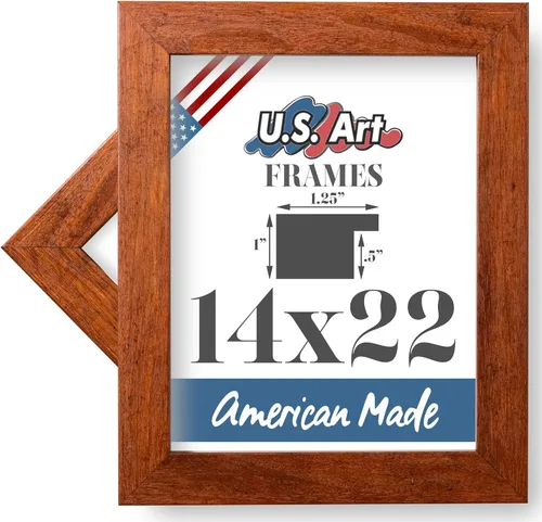 Vista 94 de Marco de fotos de 4 x 6 pulgadas, acabado envuelto suave, plano de 1.25 pulgadas de ancho, bronce oscuro envejecido, 100% madera americana compuesta