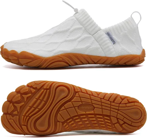 Vista 3 de WateLves Zapatos casuales para caminar descalzos para hombre, cómodos, de moda, para correr
