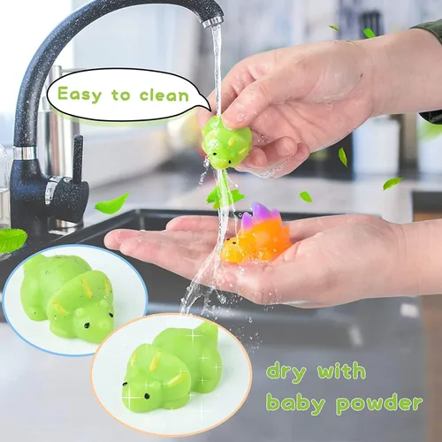 Vista 6 de 30 piezas de juguetes esponjosos Kawaii, juguetes blandos Mochi para niños, recuerdos de fiesta, mini juguetes esponjosos para aliviar el estrés