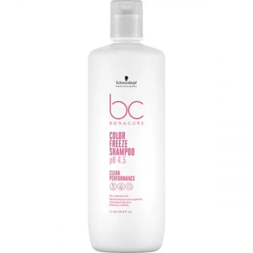 Vista 3 de Schwarzkopf BC pH4.5 Color Freeze Micelar Silver Shampoo 1L