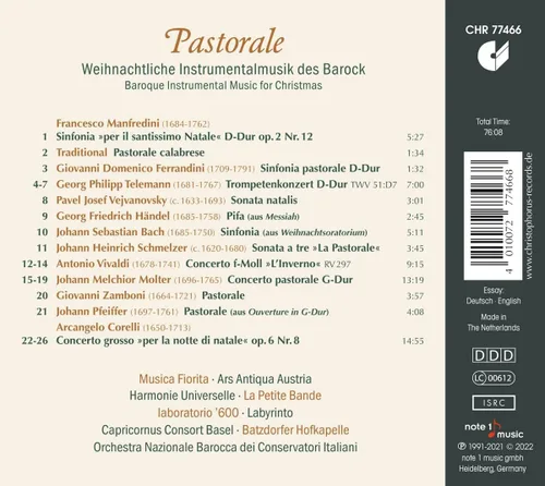Vista 2 de Baroque Instrumental Music for Christmas