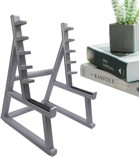 Vista 3 de Soporte para bolígrafo para sentadillas, soporte para bolígrafos para escritorio, divertido organizador de escritorio ordenado, mini estante