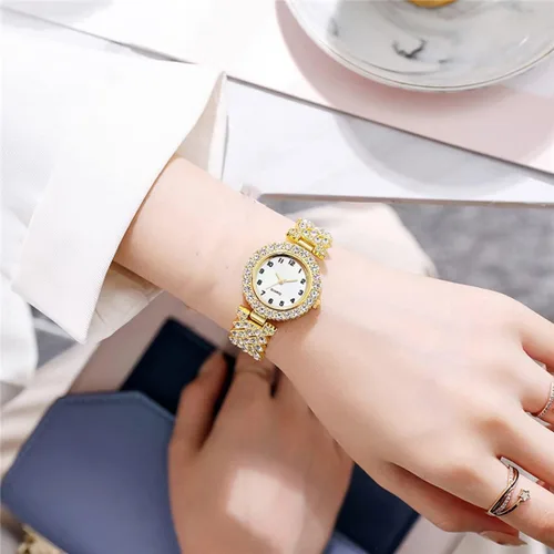 Vista 5 de SENRUD Moda mujer cuarzo relojes cristal vestido reloj femenino impermeable reloj de pulsera