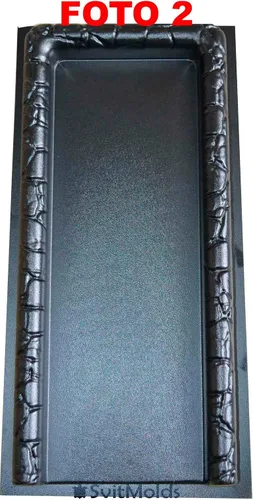 Vista 2 de Moldes de hormigón DIY Canaleta de lluvia Downspout Splash Block ABC plástico decorativo Downspout Darden Decoración S61