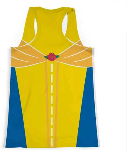 Vista 2 de Gone For a Run Camiseta sin mangas para mujer Disfraz de cuento de hadas y princesa Varios diseños