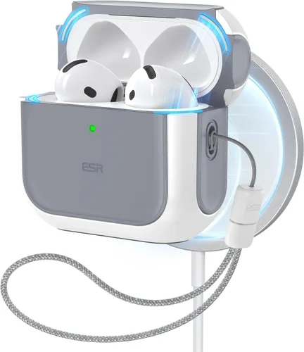 Vista 25 de ESR Funda para AirPods Pro 3, compatible con AirPods Pro de 3ª generación (2025), compatible con MagSafe, cubierta de protección completa contra
