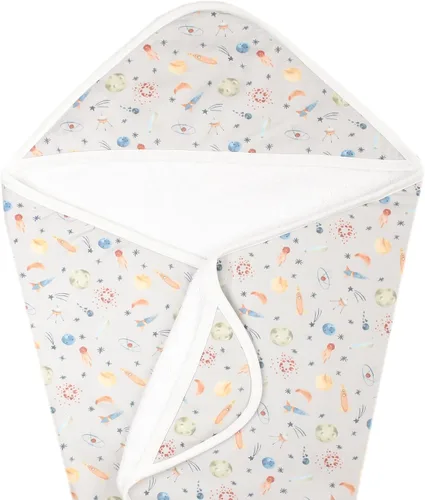 Vista 10 de Copper Pearl Toallas de baño con capucha, toallas de baño de tela de rizo de primera calidad con capucha, bolsillos y diseños geniales, ideales