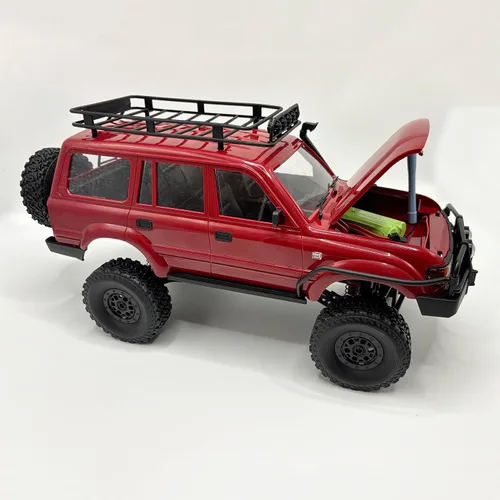 Vista 6 de RC Rock Crawler 4x4 RC Camión WPL C54 1/16 RC Rastreador RTR Camión de Control Remoto Todo Terreno 2.4G con Dirección Proporcional Motor 260, Nueva