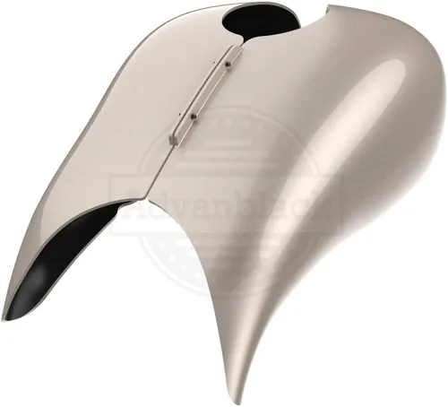 Vista 48 de Fundas de tanque estiradas para whisky ámbar con consola de tablero para Harley Touring Street Glide Road Glide 2014 2015 2016 2017 2018 2019 2020