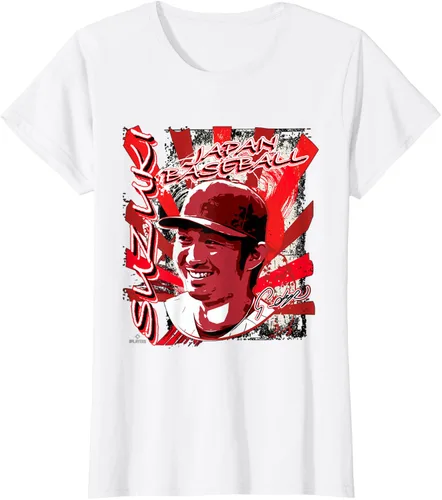Vista 12 de Seyai Suzuki International Baseball Japan MLBPA Camiseta, Negro