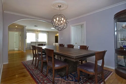 Vista 3 de Maxim Lighting Orbit - Lámpara colgante de 9 luces, acabado de bronce frotado, lámpara interior de transición, ideal para islas de cocina