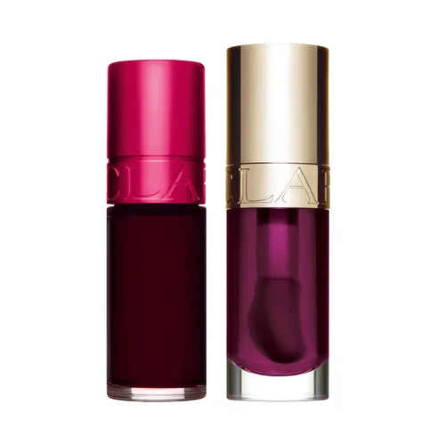 Vista 30 de Clarins Lip Comfort Oil Aceite labial hidratante, nutritivo y humectante Acabado ligero, alto brillo Calma, conforta y protege los labios