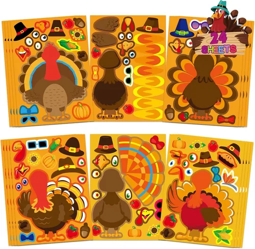 Vista 14 de 4th of July Independence Day Make-a-face Stickers Patriotic Crafts Stickers for Kids, Make Your Own Sticker, Fourth of July American