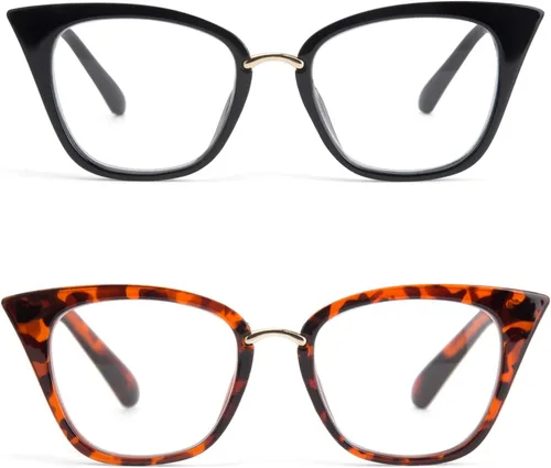 Vista 6 de Paquete de 2 lentes de lectura de ojo de gato para mujer