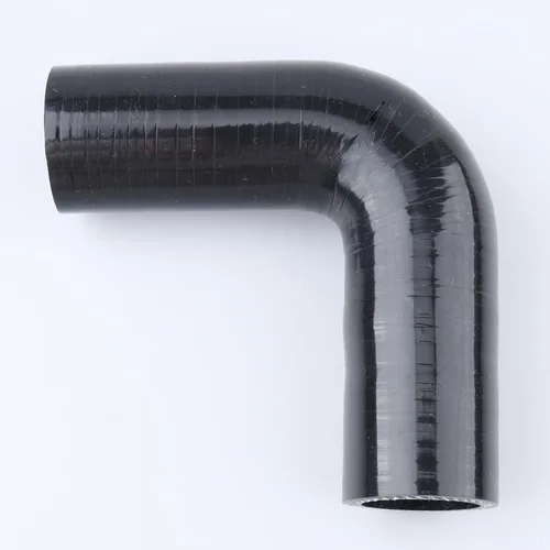 Vista 32 de AC PERFORMANCE ID 1.1" (28mm), Acoplador de codo de 90 grados, longitud de la pierna 3.5" (90mm), grosor de la pared 0.18" (4.5mm), 3 capas