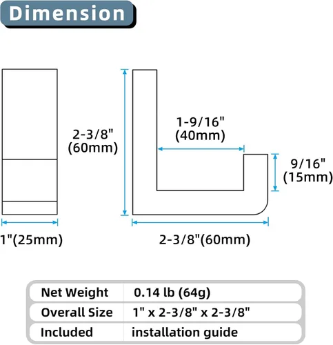 Vista 2 de Gancho Simple de Ángulo para Toalla de Baño, Gancho de Pared para Abrigatos de Ducha de Acero Inoxidable SUS 304, Perchero para Bata de Baño, Dorado