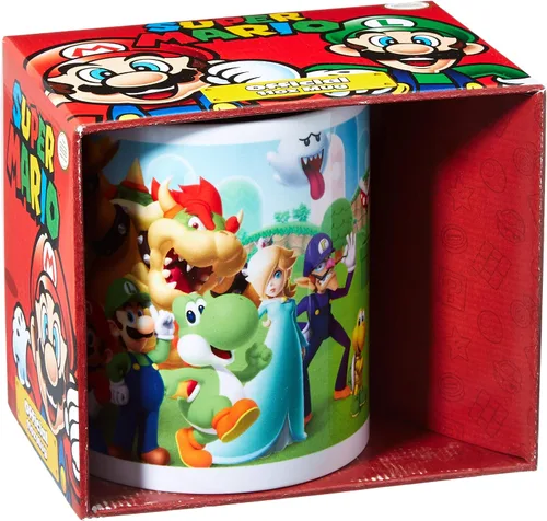 Vista 4 de Pyramid Super Mario Mushroom Kingdom - Taza de cerámica, porcelana, multicolor