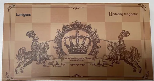 Vista 7 de Lumigens -Juego de ajedrez - Juego de ajedrez magnético de madera Tablero de ajedrez con alfanumérico, tablero plegable Juego de ajedrez