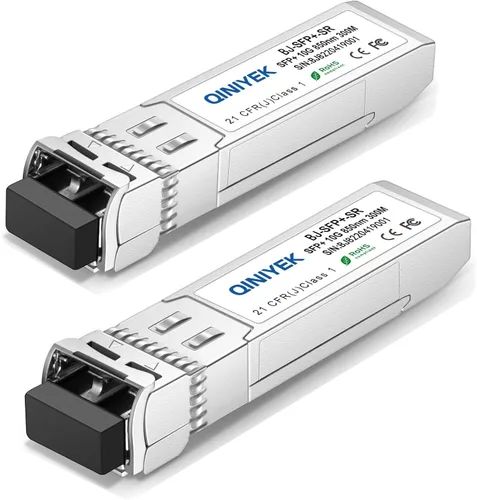 Vista 8 de Transceptor SFP+ 10GBase-SR, módulo SFP+ LC multimodo 10G 850 nm, hasta 984.3 ft, compatible con Cisco SFP-10G-SR, Unifi UF-MM-10G, Meraki