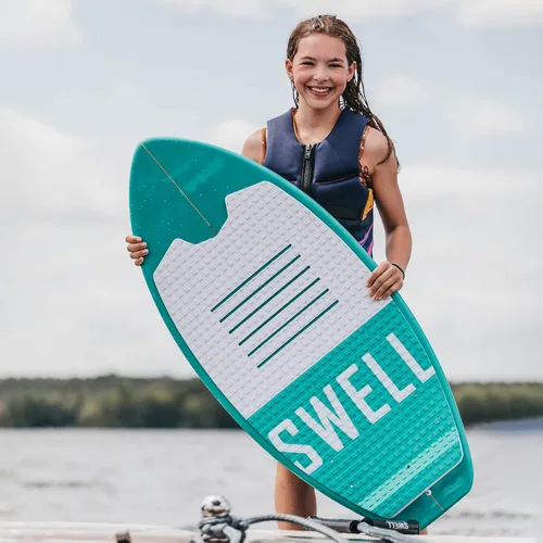 Vista 2 de SWELL Wakesurf - Tabla de desnatar Pepin Grom - Perfecto para enseñar a los niños