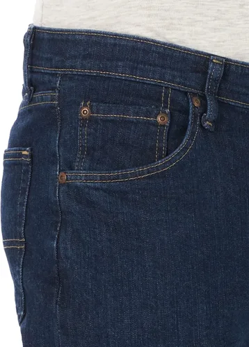 Vista 4 de Wrangler Authentics - Jeans de ajuste estándar y cintura Comfort Flex para hombre