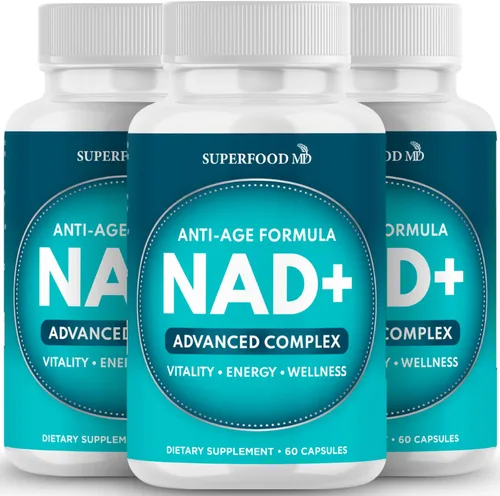 Vista 8 de Suplemento NAD+ - Liposomal + Resveratrol para mujeres y hombres, astaxantina, CoQ10, ácido alfa lipoico, té verde, urolitina, 60 cápsulas