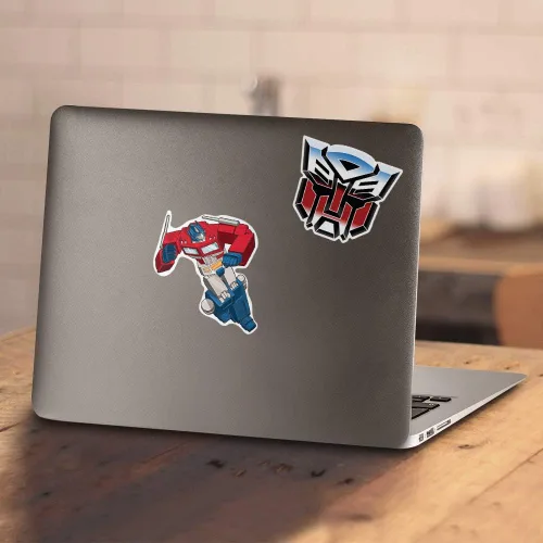 Vista 4 de Transformers Autobot Collage T Shirt & Stickers