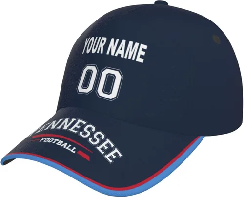 Vista 9 de Cap Custom Football Hats with Any Name and Number Personalized Gifts for Men Women Football Sports Fans