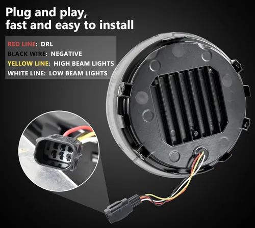 Vista 3 de Conjunto de faros delanteros LED para Rebel CMX500 20-24, faro delantero con luz alta y baja para Honda Rebel CMX500 ABS SE 20-2024 Accesorios