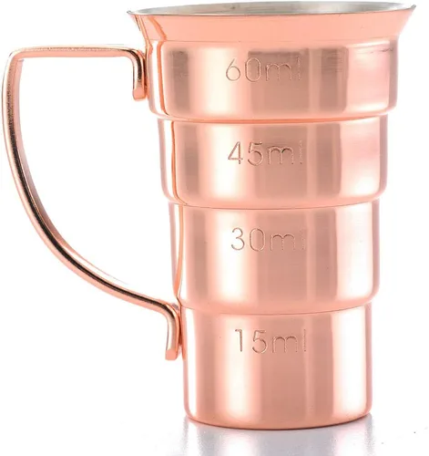 Vista 2 de Barfly M37108CP Jigger, 2 onzas, cobre con mango
