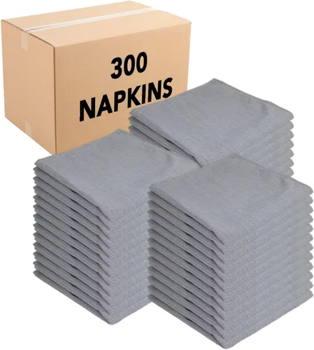 Vista 15 de Arkwright Servilletas de tela para restaurante, (paquete de 25) servilletas de poliéster hilado con bordes con dobladillo, ideal para cenas, bodas